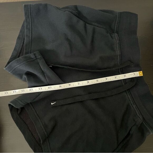 Nike Dri-Fit Shorts Women XS Black Elastic Waist Drawstring Cotton Blend Pockets - Picture 11 of 12